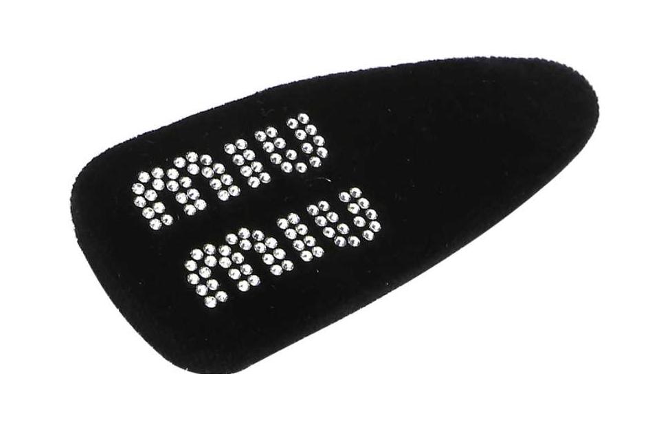 (Women) MIU MIU Trendy Fabric Hair Clip for Women in Black. 5IF092068F0002 圖 3