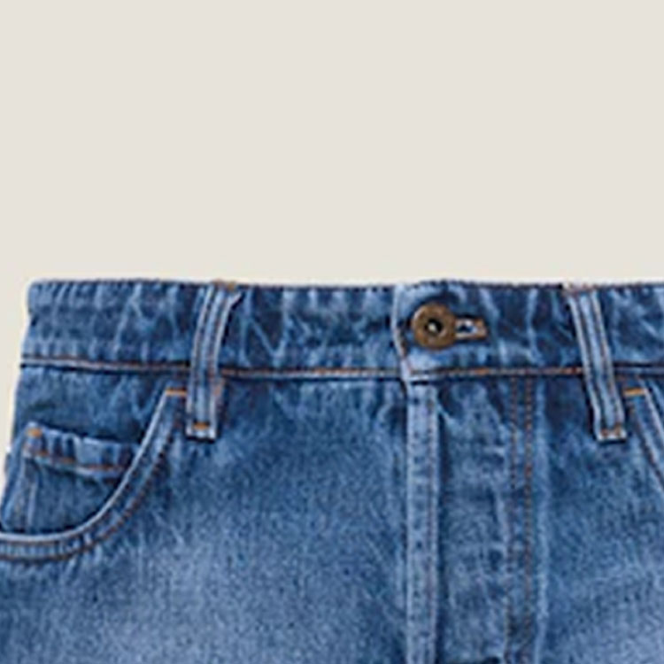 Details for (W) Shorts MIU MIU Denim Lavado con Dobladillo Deshilachado Mujer - Jeans Azul GWP449-12IK-F0008