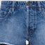 Sizing (Women) MIU MIU Washed Denim Frayed Hem Button Shorts Women - Blue Jeans GWP449-12IK-F0008