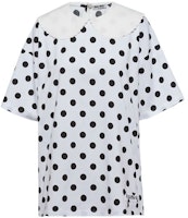 (Women) MIU MIU White Printed Knit Short-Sleeve T-Shirt Regular Fit MJN311-1ZF4-F0964 (Women) MIU MIU White Printed Knit Short-Sleeve T-Shirt Regular Fit MJN311-1ZF4-F0964