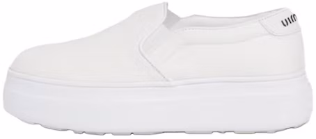 (Women) MIU MIU White Slip-On Round Toe Casual Low-Top Shoes 5S152E_CSL_F0009_F_055 (Women) MIU MIU White Slip-On Round Toe Casual Low-Top Shoes 5S152E_CSL_F0009_F_055