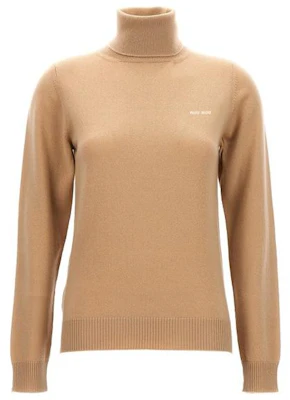 (W) Suéter de Cuello Alto Manga Larga Beige para Mujer MIU MIU. MMR425-13S1-F0627 Order (W) Suéter de Cuello Alto Manga Larga Beige para Mujer MIU MIU. MMR425-13S1-F0627