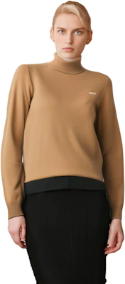 (W) Suéter de Cuello Alto Manga Larga Beige para Mujer MIU MIU. MMR425-13S1-F0627 Purchase (W) Suéter de Cuello Alto Manga Larga Beige para Mujer MIU MIU. MMR425-13S1-F0627