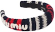 Order (W) Diadema DISEÑO TEJIDO MIU MIU para Mujer - Multicolor. 5IH0252CQN