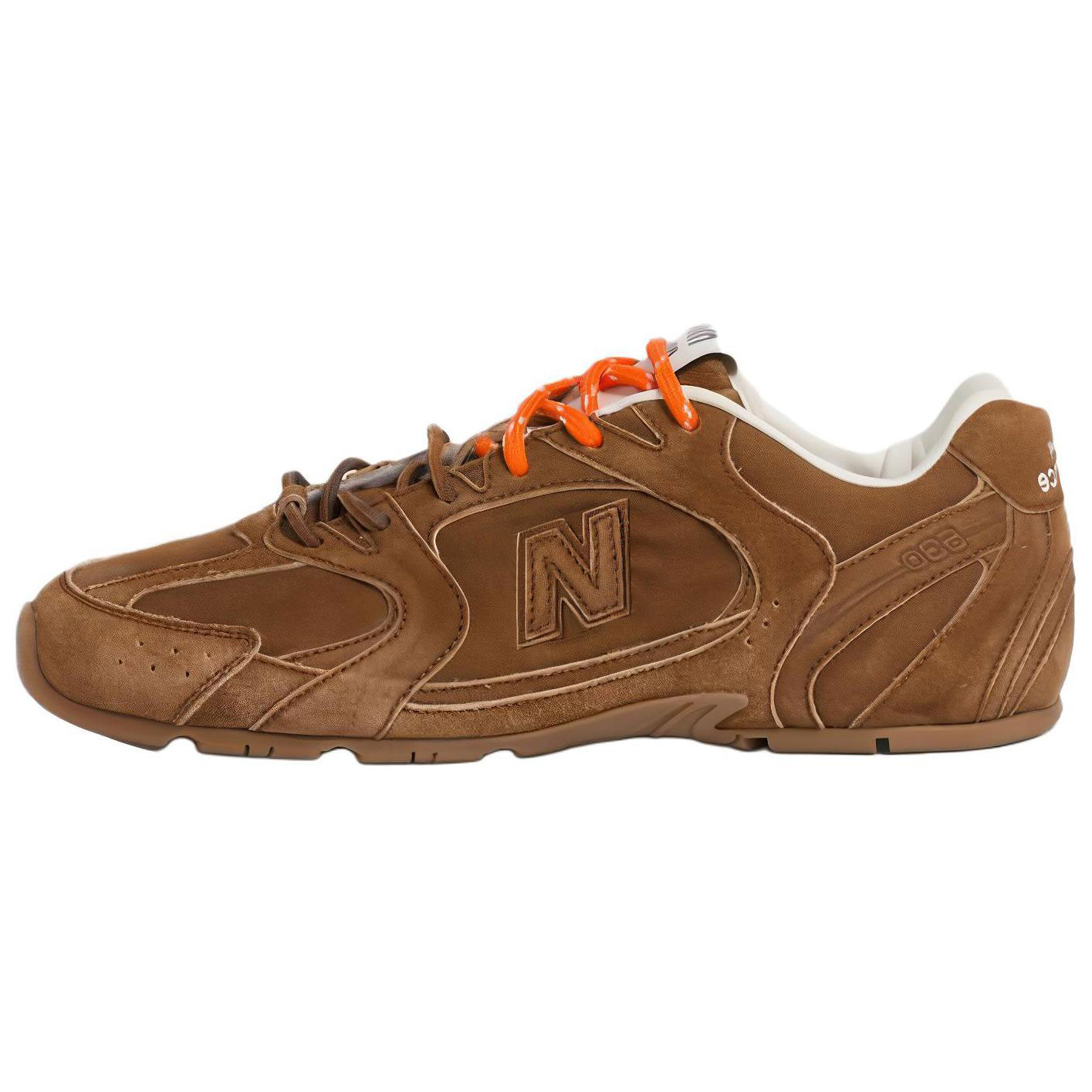 (Women) MIU MIU x New Balance 530 Cinnamon Suede Trainers Casual Shoes. 5E165E_Z5O_F0401_F_D005