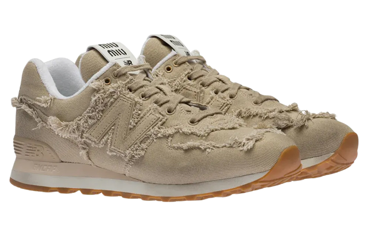 Lookbook (W) Miu Miu x New Balance 574 'Denim - Beige Kolonial' 5E765D-CSL-F0044-F-015