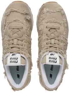 (W) Miu Miu x NB 574 デニム ベージュ 5E765D-CSL-F0044-F-015 Purchase (W) Miu Miu x NB 574 デニム ベージュ 5E765D-CSL-F0044-F-015