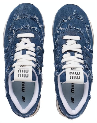 (Women) Miu Miu x New Balance 574 'Denim' 5E765D-3F63-F0E93-F-015 Lookbook (Women) Miu Miu x New Balance 574 'Denim' 5E765D-3F63-F0E93-F-015