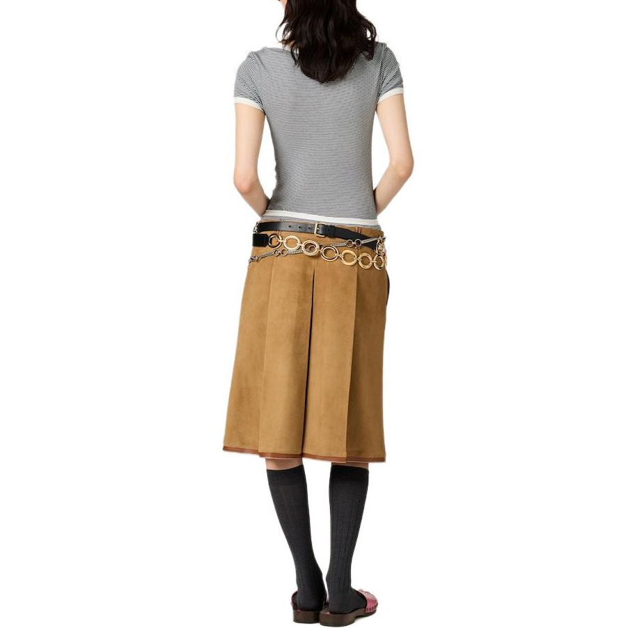 Shop (W) MIU MIU x Petit Bateau 條紋針織短袖上衣 藍/白 女款 MJN563-161J-F0UB0-S-OOO