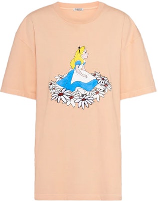 (W) MIU MIU Kuning Kaos Rajut Lengan Pendek Regular Fit Crewneck Katun MJN195-1WHU-F0075 Order (W) MIU MIU Kuning Kaos Rajut Lengan Pendek Regular Fit Crewneck Katun MJN195-1WHU-F0075