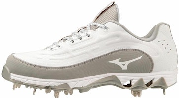 (Women) Mizuno 9-Spike 8 Low 'White Grey' 320689-0091 (Women) Mizuno 9-Spike 8 Low 'White Grey' 320689-0091