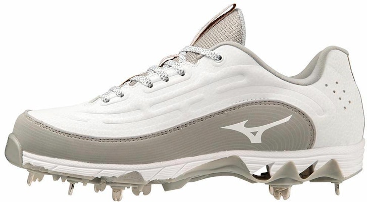 (Women) Mizuno 9-Spike 8 Low 'White Grey' 320689-0091 Buy (Women) Mizuno 9-Spike 8 Low 'White Grey' 320689-0091