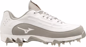 (Women) Mizuno 9-Spike 8 Low 'White Grey' 320689-0091 (Women) Mizuno 9-Spike 8 Low 'White Grey' 320689-0091