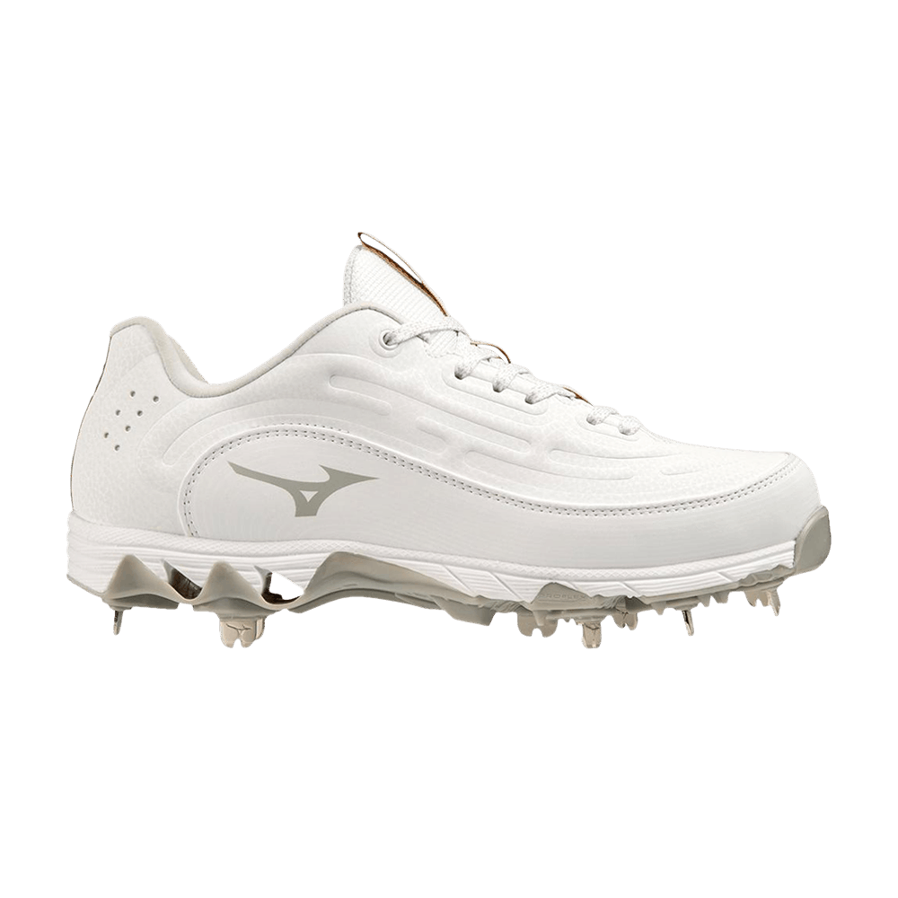 (Women) Mizuno 9-Spike 8 Low 'White Grey'  320689-0000