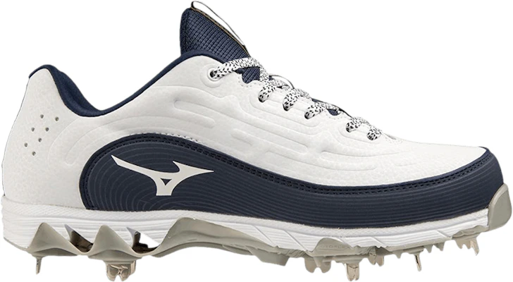 (W) Mizuno 9-Spike 8 Low ''Wit Navy'' 320689-0051 Buy (W) Mizuno 9-Spike 8 Low ''Wit Navy'' 320689-0051