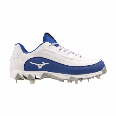 (W) Mizuno 9-Spike 8 Low 'White Royal'