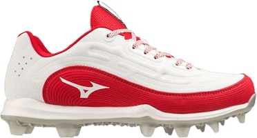 (Women) Mizuno 9-Spike Advanced Finch Elite 6 Low TPU 'White Red' 320687-0010 (Women) Mizuno 9-Spike Advanced Finch Elite 6 Low TPU 'White Red' 320687-0010