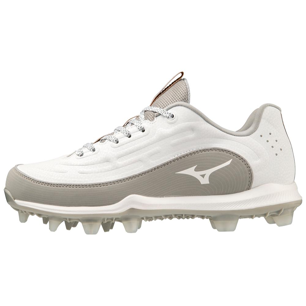 (Women) Mizuno 9-Spike Advanced Finch Elite 6 Low TPU 'White Grey'  320687-0091