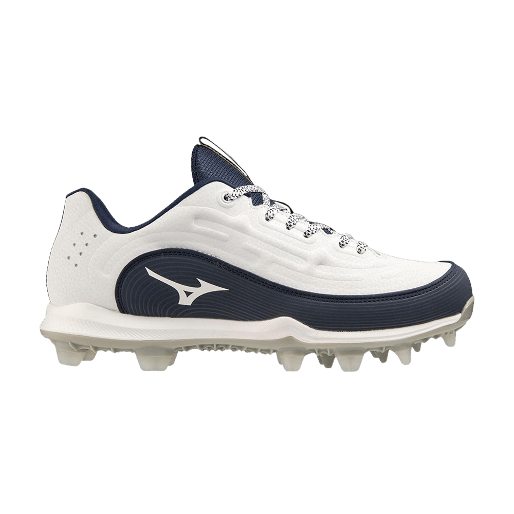 (Women) Mizuno 9-Spike Advanced Finch Elite 6 Low TPU 'White Navy'  320687-0051