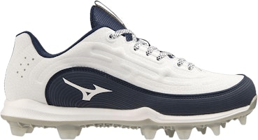 (Women) Mizuno 9-Spike Advanced Finch Elite 6 Low TPU 'White Navy' 320687-0051 (Women) Mizuno 9-Spike Advanced Finch Elite 6 Low TPU 'White Navy' 320687-0051