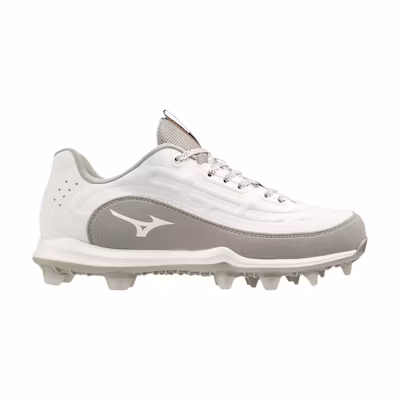 (W) Mizuno 9-Spike Advanced Finch Elite 6 Low TPU 'White Grey'