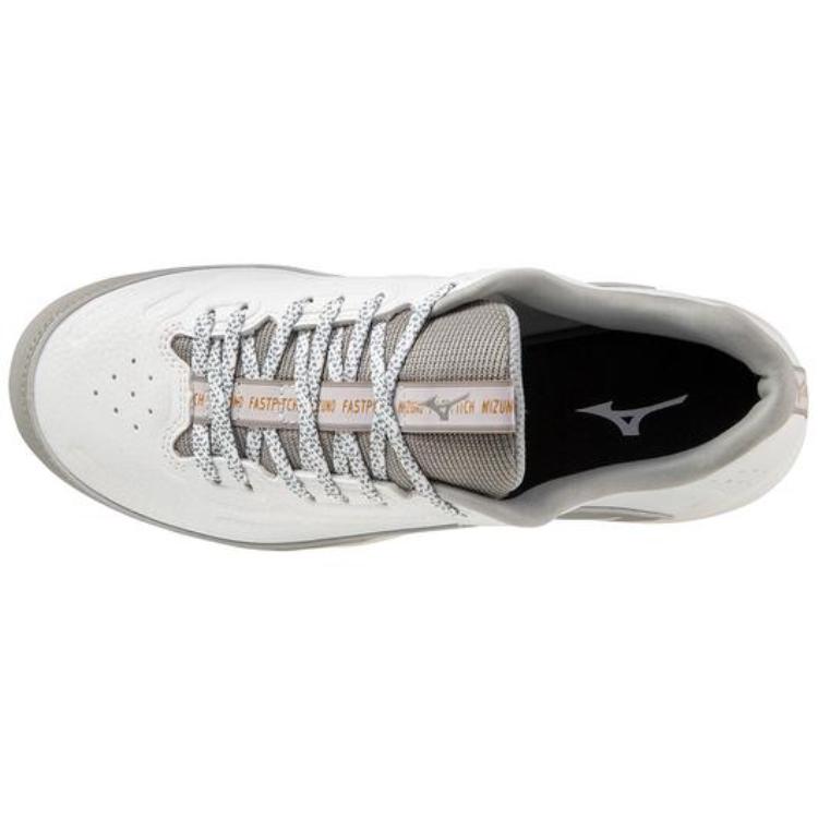 Lookbook (W) Mizuno 9-Spike Advanced Finch Elite 6 Low TPU ''Blanc Gris'' 320687-0091