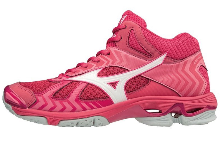 (W) Mizuno Bolt 7 Mid 'Pink Volleyball'