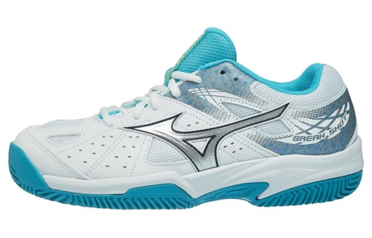 (Women) Mizuno Break Shot 2 CC 'White Blue' 61GC192603
