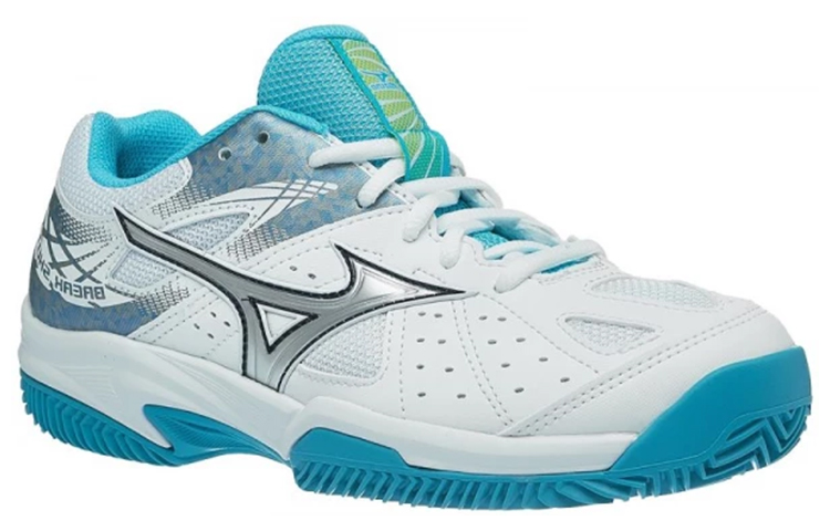 Lookbook (W) Mizuno Break Shot 2 CC 'Putih Biru' 61GC192603
