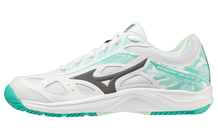 (Women) Mizuno Breakshot 3 AC 'White Green' 61GA212623