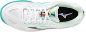 Lookbook (W) Mizuno Breakshot 3 AC 'Putih Hijau' 61GA212623
