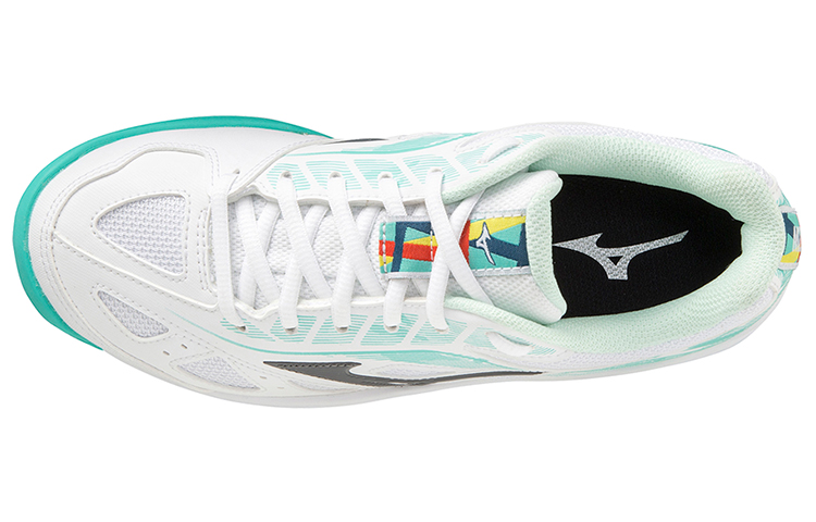 Lookbook (Women) Mizuno Breakshot 3 AC 'White Green' 61GA212623