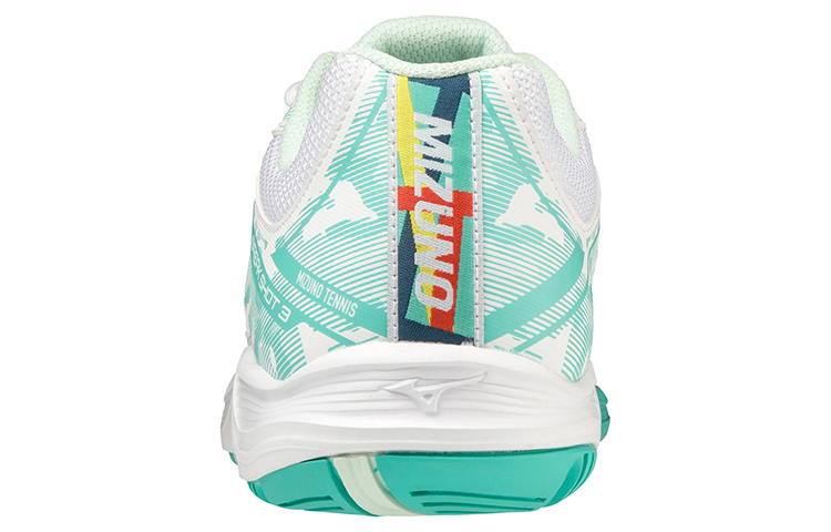 Shop (Women) Mizuno Breakshot 3 AC 'White Green' 61GA212623