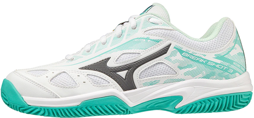 (W) Mizuno Breakshot 3 CC ''Wit Groen'' 61GC212623 Buy (W) Mizuno Breakshot 3 CC ''Wit Groen'' 61GC212623