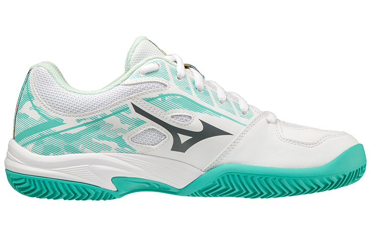 Order (W) Mizuno Breakshot 3 CC ''Wit Groen'' 61GC212623
