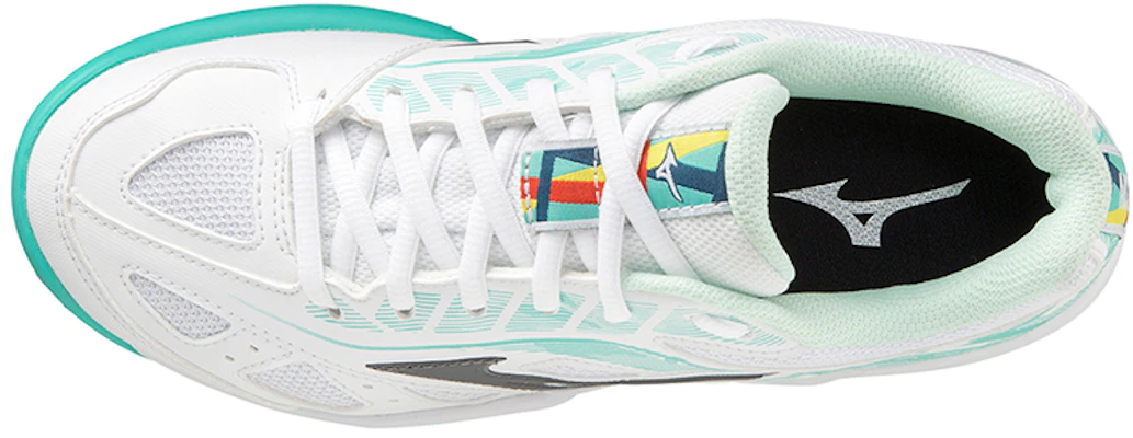 (W) Mizuno Breakshot 3 CC ''Wit Groen'' 61GC212623 Lookbook (W) Mizuno Breakshot 3 CC ''Wit Groen'' 61GC212623