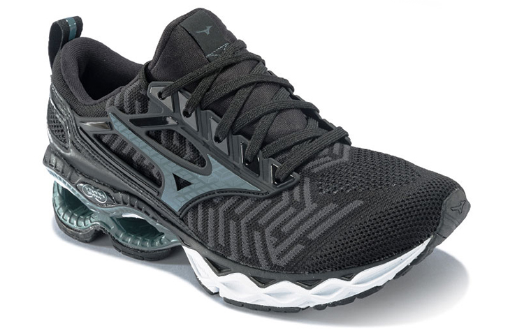 (W) Mizuno Creation Waveknit 'Black Grey' 圖 2
