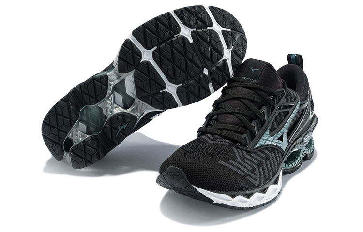 (W) Mizuno Creation Waveknit 'Black Grey' 圖 4
