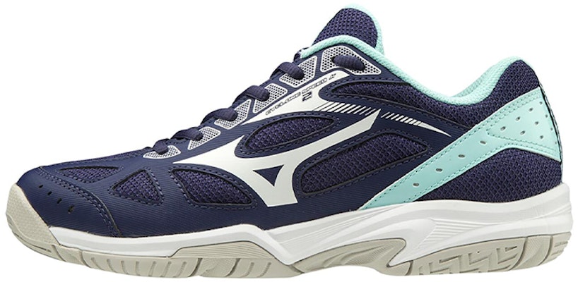 (Women) Mizuno Cyclone Speed 2 'Junior Netball Blue Green' X1GC199215 Buy (Women) Mizuno Cyclone Speed 2 'Junior Netball Blue Green' X1GC199215
