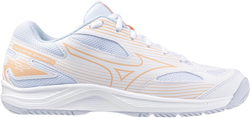(Women) Mizuno Cyclone Speed 4 'White Peach Parfait' V1GC238025 Buy (Women) Mizuno Cyclone Speed 4 'White Peach Parfait' V1GC238025