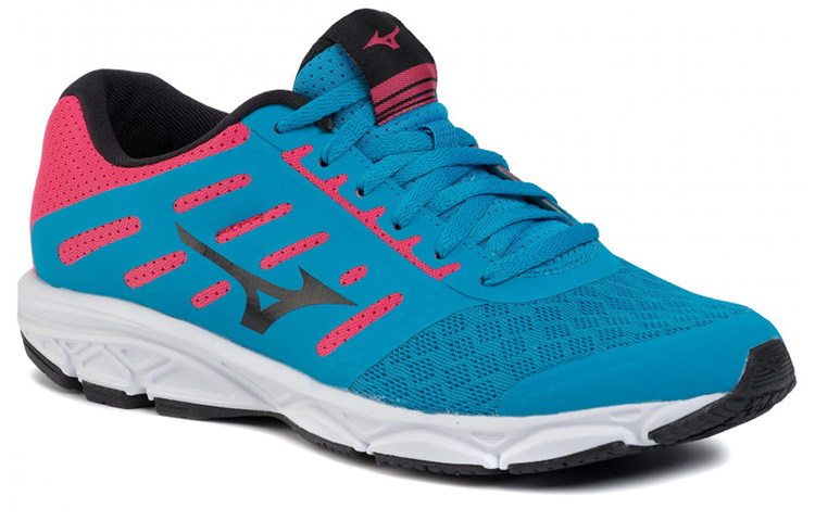 Order 美津濃 (Mizuno) Ezrun系列 減震防滑耐磨 低幫 跑步鞋 女款 藍粉
