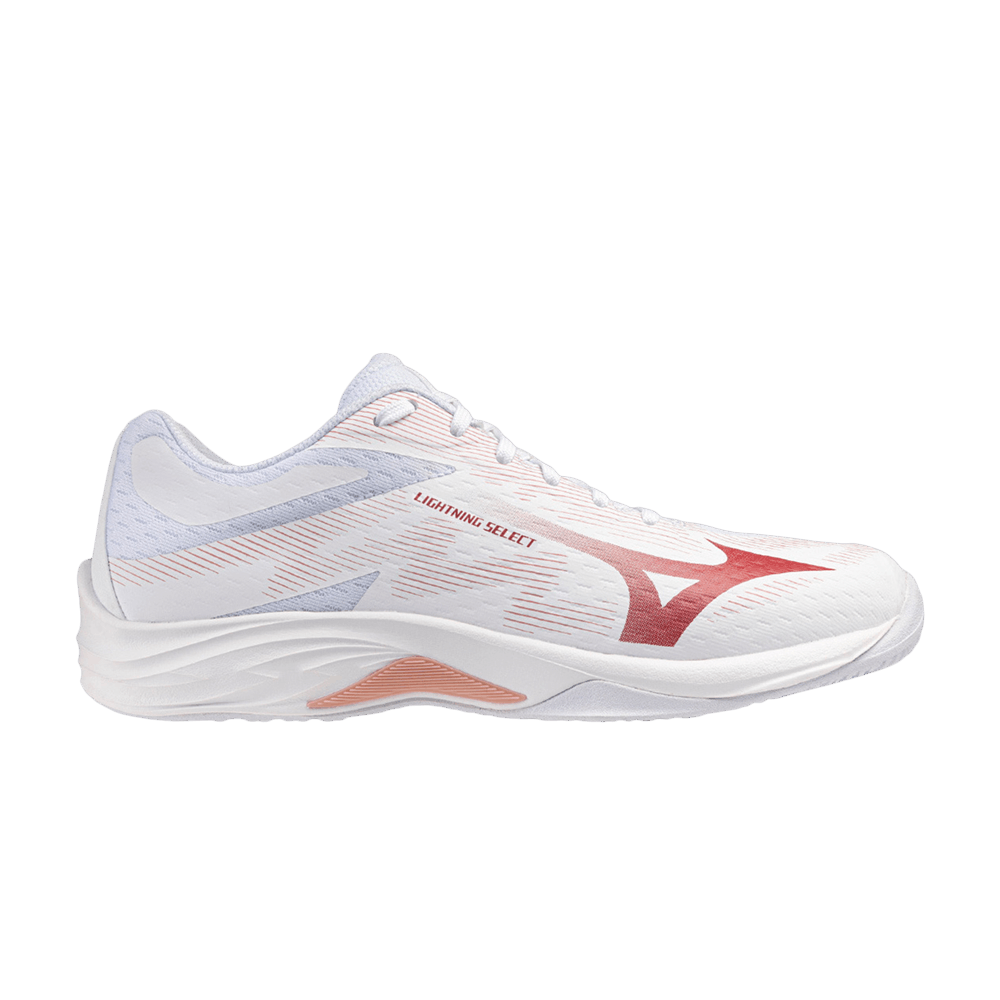 (Women) Mizuno Lightning Select 'White Red' V1GC267073