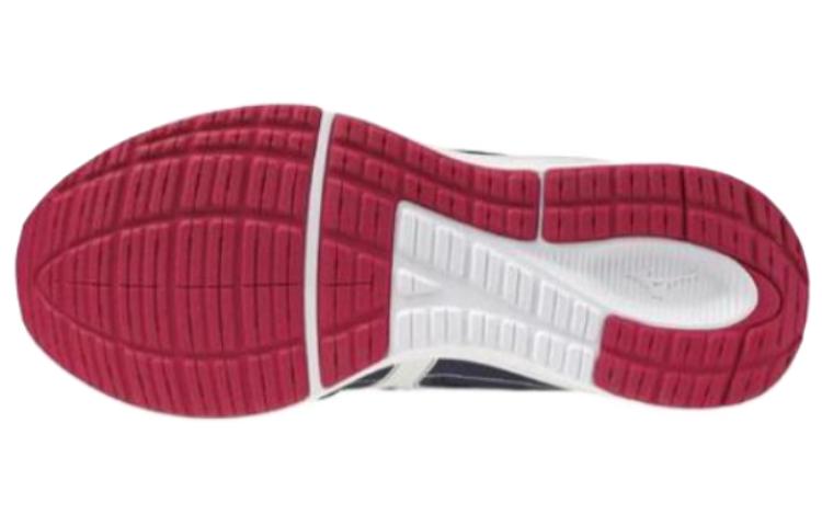 Shop Mizuno 系帶百搭 減震耐磨 跑步鞋 女款 黑白紅