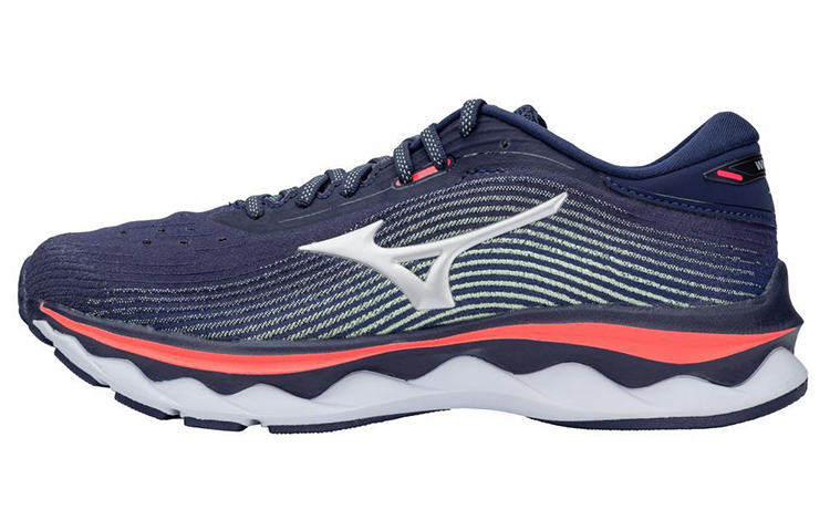 (Women) Mizuno Mizino Wave Sky 5 'Blue White Red' J1GD211207