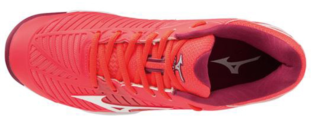Mizuno Wave Exceed Tour 3 Ac 輕便耐磨防滑 低幫 網球鞋 女款 紅色 Lookbook Mizuno Wave Exceed Tour 3 Ac 輕便耐磨防滑 低幫 網球鞋 女款 紅色