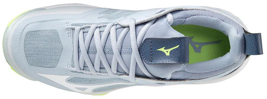 Lookbook Mizuno Wave Momentum 2 低筒排球鞋 女款 淺灰色