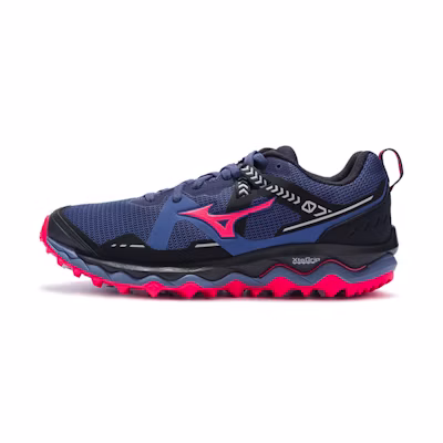 (W) Mizuno Mujin 7 Blue/Red