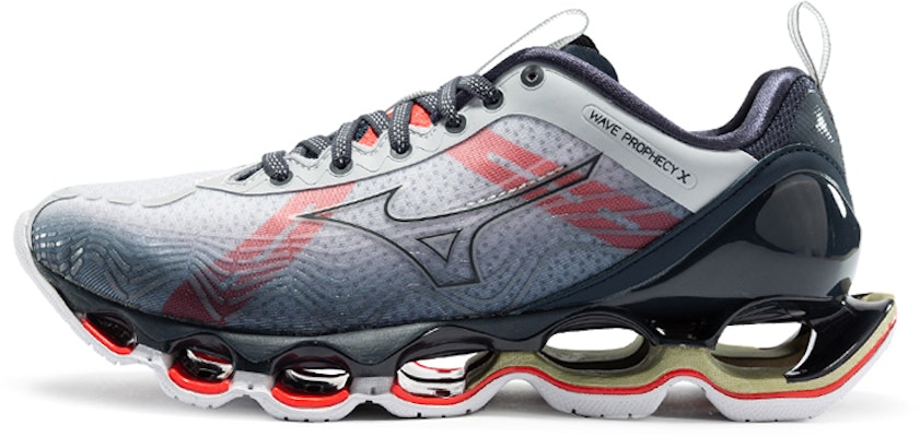 (Women) Mizuno Wave Prophecy X 10 Sports Shoes Grey/Red J1GD210029 Buy (Women) Mizuno Wave Prophecy X 10 Sports Shoes Grey/Red J1GD210029