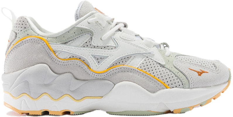 (Women) Mizuno Rider 1 'White Yellow' D1GA203703 Order (Women) Mizuno Rider 1 'White Yellow' D1GA203703