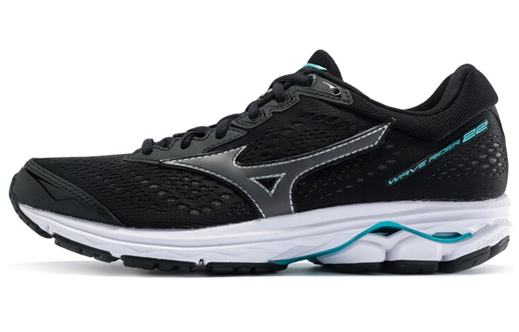 (Women) Mizuno Rider 22 Black/Blue J1GD183110